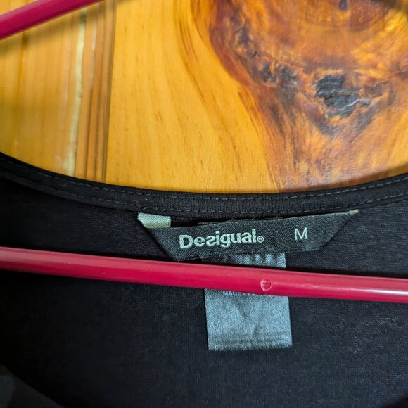 Desigual Top Black Asymetrical - Picture 2 of 4